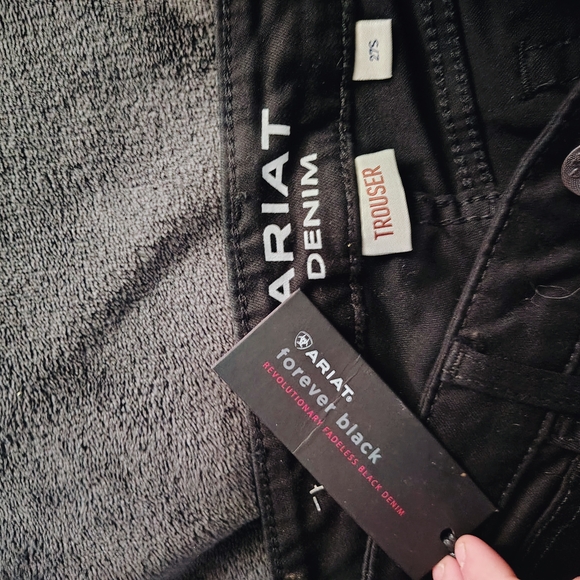Ariat Black Denim Trouser - Picture 4 of 4